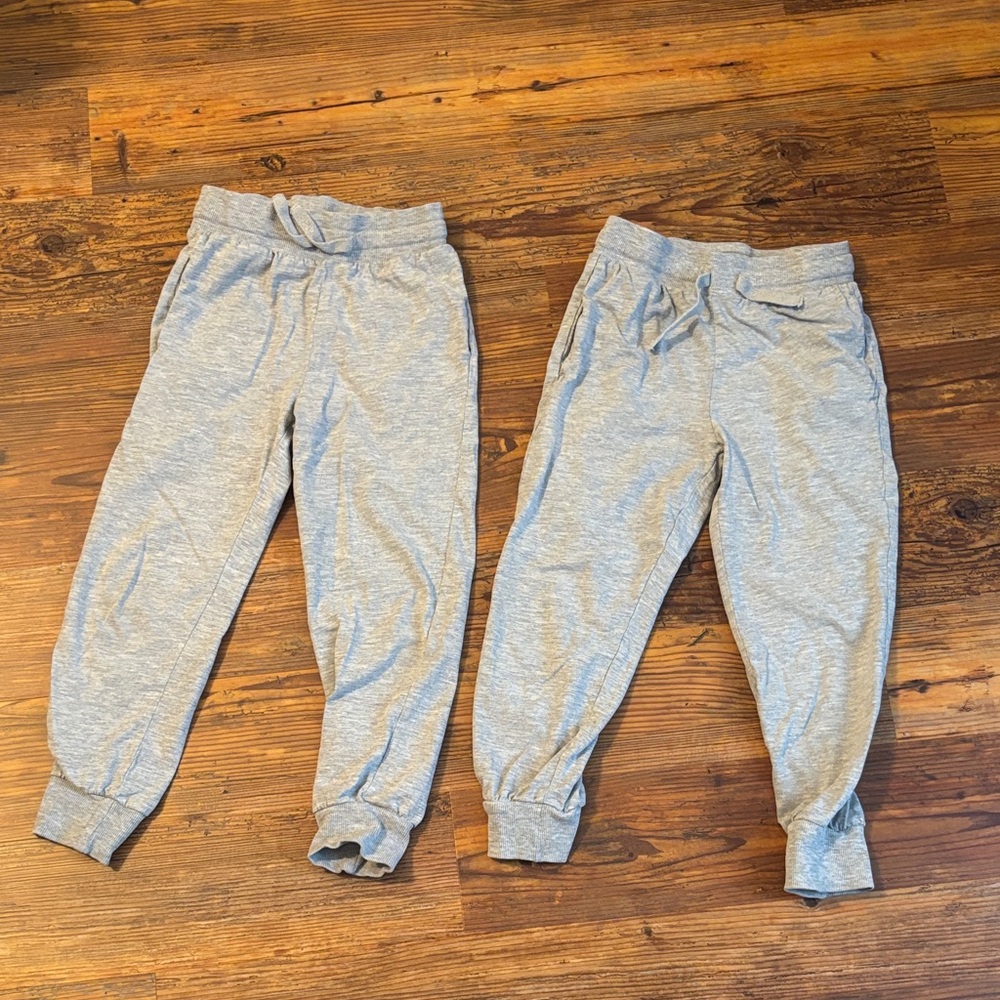 H&M 2 Pairs Light Gray Kids Joggers
